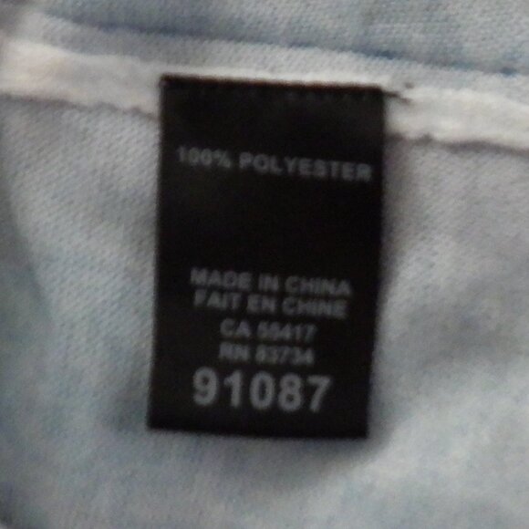 Claire Desjardins Women's Multicolor 3/4 Sleeve V Neck Top Size L Artsy Chic - Picture 5 of 8